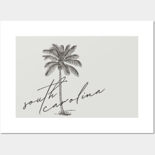 South Carolina Palm Tree Posters and Art